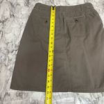 G.H. Bass & Co 100% Cotton Y2K Casual Cargo style green brown skirt size 2 Photo 3