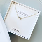 Ettika  Silver Chain Necklace Moon Thin Design Jewelry Fairy Whimsical NEW IN BOX Photo 0