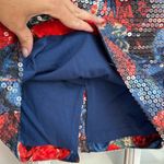 Anthropologie by Wolven Sugared Fleur Pencil Sequined Skirt Size 2 XS Floral Photo 6