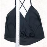 Nicki Minaj  Black Spaghetti Strap Flowy Crop Top Size XS Photo 2