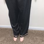 Victoria's Secret Victory Secret black silky polka dot black woman pajama set size XL drawstring Photo 5