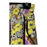 Anthropologie ‎ Leifnotes Skirt Women 4 Yellow Purple Floral A Line Mini Bohemian Photo 3