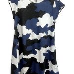 Elan blue/black camo A-line dress. T-shirt style with pockets size small Photo 0