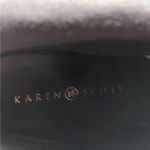 Karen Scott Sharonn Brown Knee High Boots 7.5M Faux Suede Chunky Block Heel Photo 8