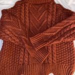 Rust Fall Turtleneck Sweater Photo 0