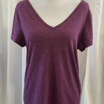 Victoria's Secret Women's  Short Sleeve Tee S Burgundy Photo 0