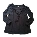 Sundance  black long sleeve lightweight swim cover up size S Photo 9