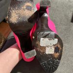 Sies Marjan Hot Pink Patent Leather Lace Up Mules 38 / 7.5 Photo 4