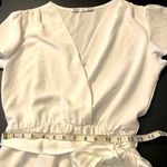 Fraiche By J Belted White Faux Wrap Belted Dress Women’s Size S Photo 9