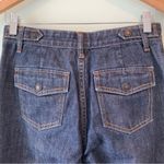 Gap Vintage  2003 Denim Wide Leg Cuffed Cropped Jeans 2 Photo 6