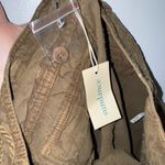 Sundance NWT  P12 Brown Linen Cotton Pants Embroidered Waistband Cargo Pants‎ Photo 6