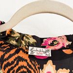 Free People  Dreamy Days Satin Pajama Shirt Medium Photo 4