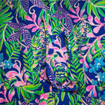Lilly Pulitzer Rikki strapless tropical floral tiger print romper womens size XL Photo 4