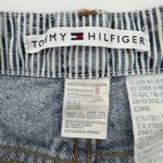 Tommy Hilfiger Vintage  Denim Shorts Size 8 Light Wash High Rise Cotton Casual Photo 8
