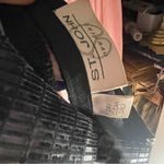 St. John Vintage  designer black knit dress sheer long sleeve and sequin detail 8 Photo 8