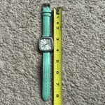 Embassy women’s vintage genuine leather teal/silver crystal watch one‎ size Green Photo 5