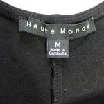 Haute Monde  Black Sleeveless Bodycon Mini Dress Photo 4