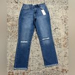 JELLY JEANS straight leg cropped jeans size 3 NEW 100% cotton Blue Photo 9