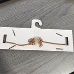 Ettika  Los Angeles Goldtone Necklace 16” With Faceted Beads and Crystal NIP Photo 4