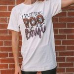 I Put The Boo In Boujie Halloween Graphic Tee Size undefined Photo 0