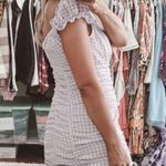 Cotton Candy LA Purple Gingham Dress Photo 3