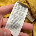 Madewell  Raelynn‎ Long Sleeve Gold Yellow Wrap Tie Top Size S Photo 8