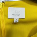 Cinq à Sept cinq a sept Women's Yellow Miah Long Sleeves Ruched Mini Dress Size 2 NWOT Photo 6