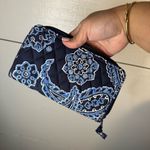 Vera Bradley  Blue Bandana Paisley Print Accordion Zip Around Wallet Photo 1