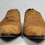 Amoura Papa Jimenez Mule Bootie Shoes Women 7.5 Brown Woven Slip On Pointed Toe Photo 6