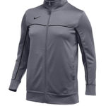 Nike  Women TEAM RIVALRY Basketball Warmup Jacket, New, GREY/Black, Medium Photo 0