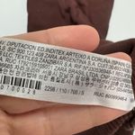 ZARA  Dress Womens Small Brown Ribbed Knit Sleeveless Midi Bodycon Photo 5