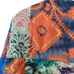 Kathmandu Imports NWTs Patchwork Kimono Jacket Gold Metallic Print One Size Pink Size undefined Photo 6
