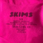 SKIMS NWOT  Sculpting Bodysuit with Snaps Hot Florescent Pink Size S/M Photo 3