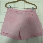 Lauren James Seersucker Bow Shorts by . Size Large. Photo 6
