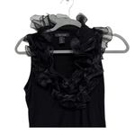 White House | Black Market Lace Trim Tank Y2K 2000's Whimsigoth Goth Size XS Photo 1