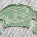 Altar'd State FREE SHIPPING <33 Mint and Cream Altar’d State Cropped Cardigan Photo 0