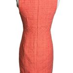 Trina Turk NWT  metallic tweed sheath dress coral Sz 2 Photo 1