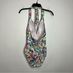 Ralph Lauren Lauren  multicolored paisley one piece swimsuit halter womens size 8 Photo 4