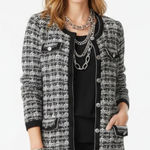 Preston & York  Woven Button Up Long Sleeve Cardigan Sweater M Photo 0