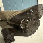 Ralph Lauren Women's Mid Calf Light Brown Suede Leather Chunky Heel Boots 9.5 Photo 10