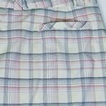 Nike ‎ Golf Skort Size 12  Pink Yellow Plaid A-Line Pockets Photo 5