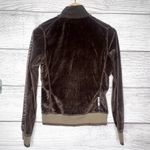 Vintage Y2K Triple Five Soul Brown Velour Zip Up Jacket Size Medium Photo 5