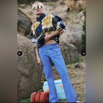 Free People Hit The Slopes Printed Pullover - Grey Plaid Twilight Combo Photo 2