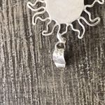 Mexico 925 925 Mexico Sterling Silver Moon And The Sun Black Stone Pendant Necklace Photo 12