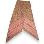 Vintage Jacqmar Micro Floral Print Scarf Red Photo 0