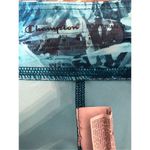 Champion tie dyed turquoise green and black cropped yoga pants Photo 6