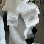 Nine West Grecian Dress Old Money Scoop Neck Cocktail Dress Navy and White Sz 4 Photo 6