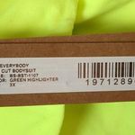 SKIMS  high cut bodysuit green highlighter size 3X Photo 3