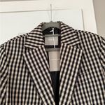 Everlane Plaid Autumn Black Beige Business Blazer NWT Photo 4