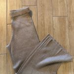 Wide Leg Sweater Pants Tan Size M Photo 1